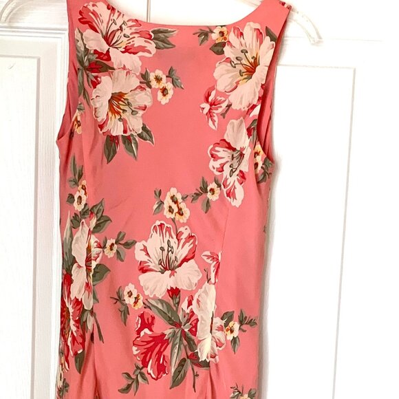 SILK MIDI DRESS Lined Sleeveless JONES NY SIGNATURE PETITE Sz 6 P - Picture 11 of 14